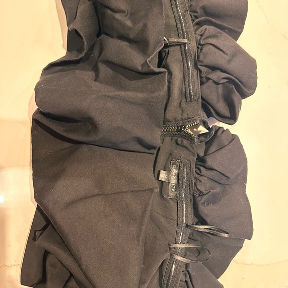 Dynamite Black Ruffled Off-Shoulder Top - Picture 3 of 5